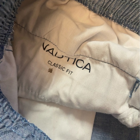 Nautical Men’s 7" BOARDWALK SHORT Size M Blue Stern Casual Spring Break Elastic - Picture 9 of 9